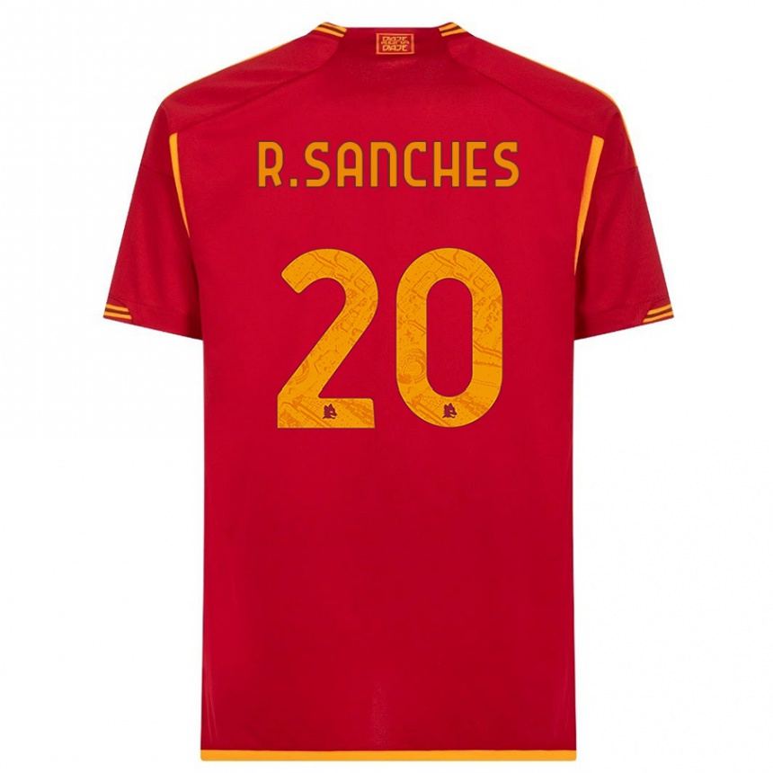 Herren Fußball Renato Sanches #20 Rot Heimtrikot Trikot 2023/24 T-Shirt Luxemburg