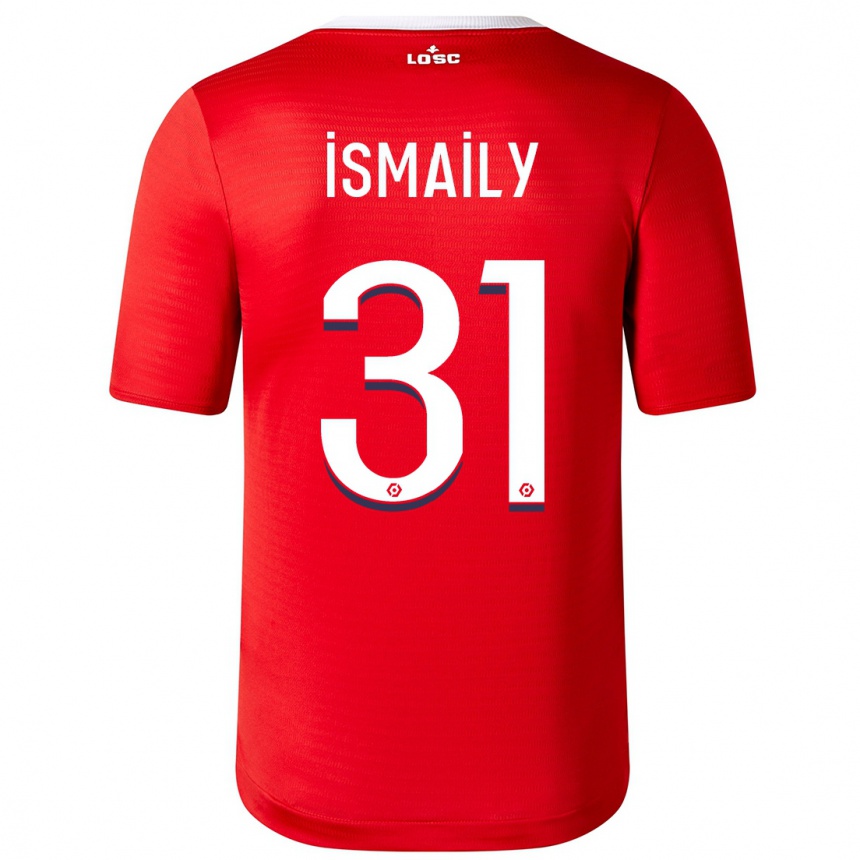 Herren Fußball Ismaily #31 Rot Heimtrikot Trikot 2023/24 T-Shirt Luxemburg