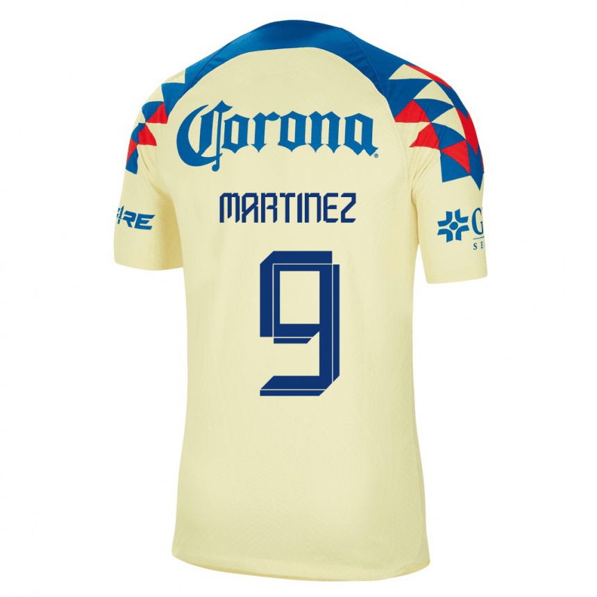 Herren Fußball Roger Martinez #9 Gelb Heimtrikot Trikot 2023/24 T-Shirt Luxemburg