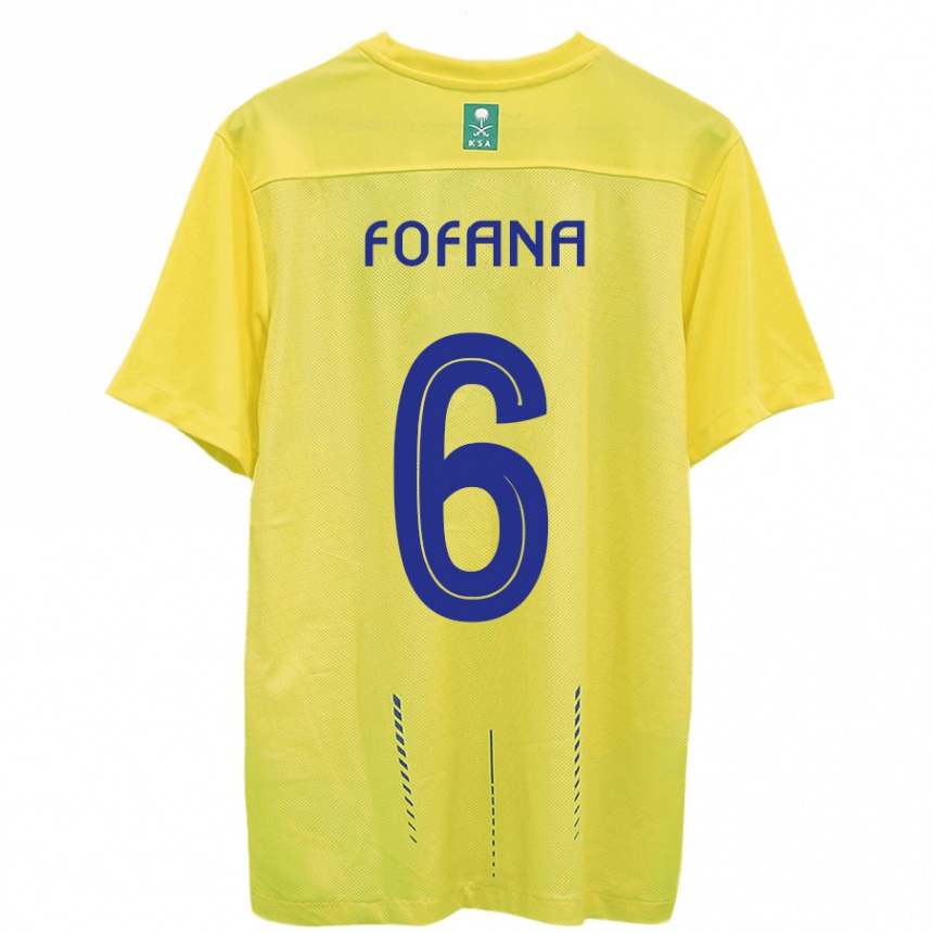 Herren Fußball Seko Fofana #6 Gelb Heimtrikot Trikot 2023/24 T-Shirt Luxemburg