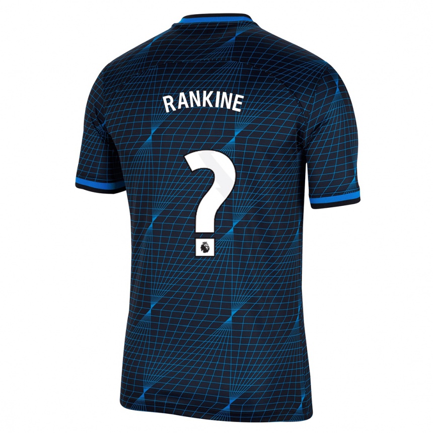 Herren Fußball Dion Rankine #0 Dunkelblau Auswärtstrikot Trikot 2023/24 T-Shirt Luxemburg