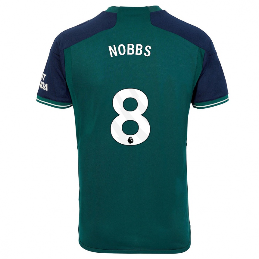 Herren Fußball Nobbs #8 Grün Ausweichtrikot Trikot 2023/24 T-Shirt Luxemburg