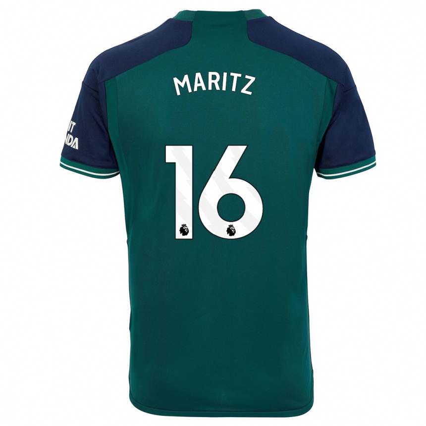 Herren Fußball Noelle Maritz #16 Grün Ausweichtrikot Trikot 2023/24 T-Shirt Luxemburg