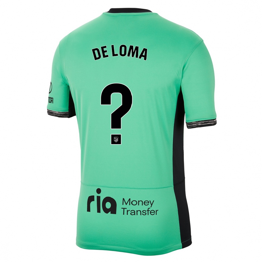 Herren Fußball Marcos De Loma #0 Frühlingsgrün Ausweichtrikot Trikot 2023/24 T-Shirt Luxemburg
