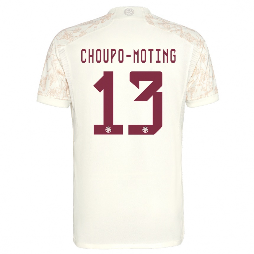 Herren Fußball Eric Maxim Choupo-Moting #13 Cremefarben Ausweichtrikot Trikot 2023/24 T-Shirt Luxemburg