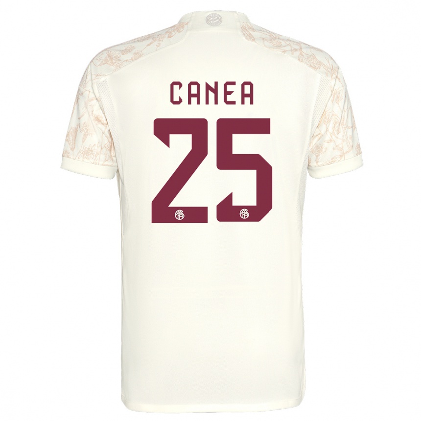 Herren Fußball Rares Canea #25 Cremefarben Ausweichtrikot Trikot 2023/24 T-Shirt Luxemburg