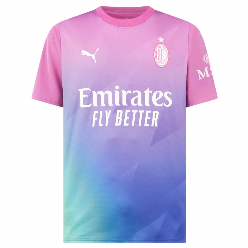 Herren Fußball Gabriele Alesi #30 Pink Lila Ausweichtrikot Trikot 2023/24 T-Shirt Luxemburg