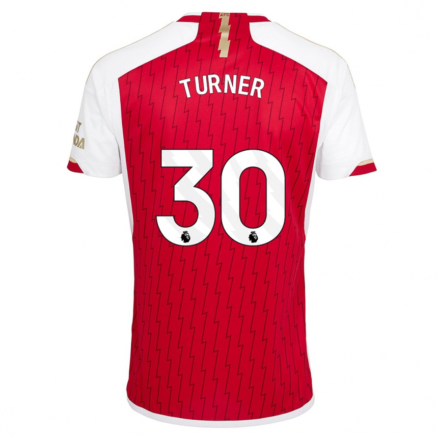 Damen Fußball Matt Turner #30 Rot Heimtrikot Trikot 2023/24 T-Shirt Luxemburg