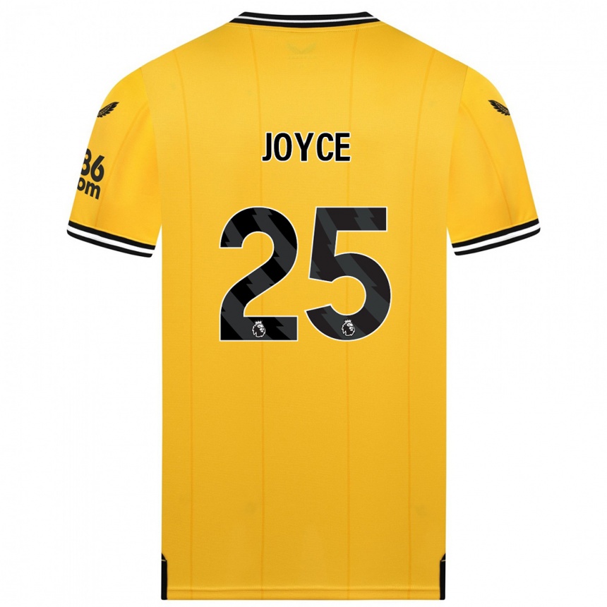 Damen Fußball Leonie Joyce #25 Gelb Heimtrikot Trikot 2023/24 T-Shirt Luxemburg