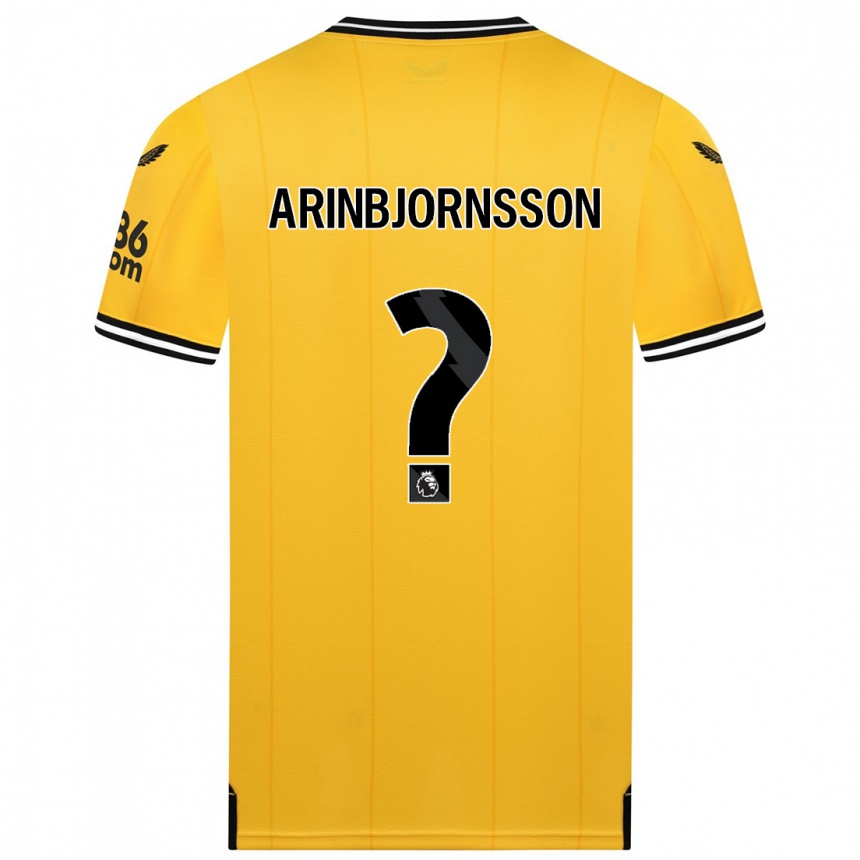 Damen Fußball Palmi Arinbjornsson #0 Gelb Heimtrikot Trikot 2023/24 T-Shirt Luxemburg