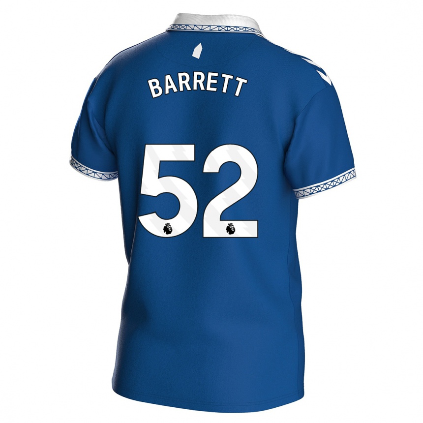 Damen Fußball Jack Barrett #52 Königsblau Heimtrikot Trikot 2023/24 T-Shirt Luxemburg