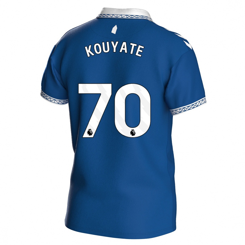 Damen Fußball Katia Kouyate #70 Königsblau Heimtrikot Trikot 2023/24 T-Shirt Luxemburg