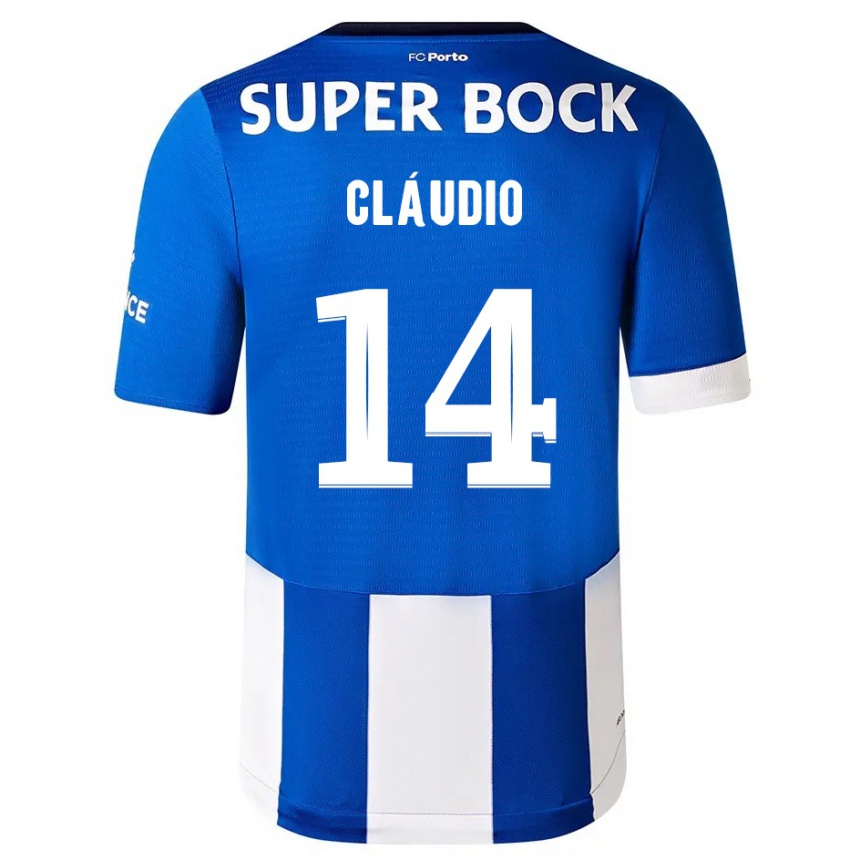 Damen Fußball Claudio Ramos #14 Blau Weiss Heimtrikot Trikot 2023/24 T-Shirt Luxemburg
