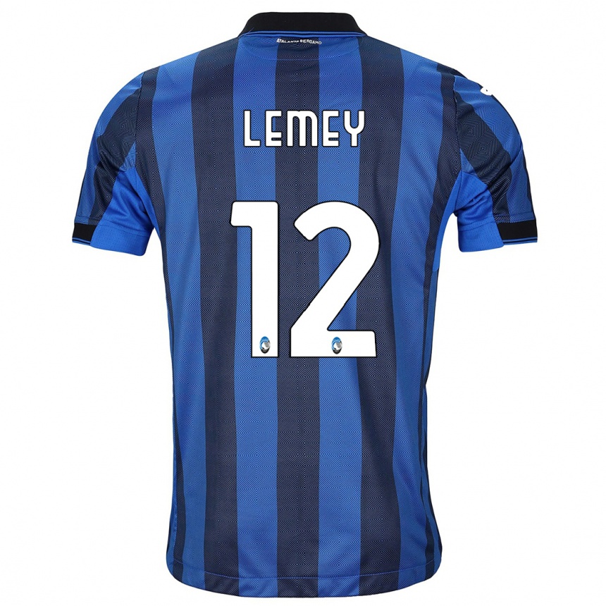 Damen Fußball Diede Lemey #12 Schwarz Blau Heimtrikot Trikot 2023/24 T-Shirt Luxemburg