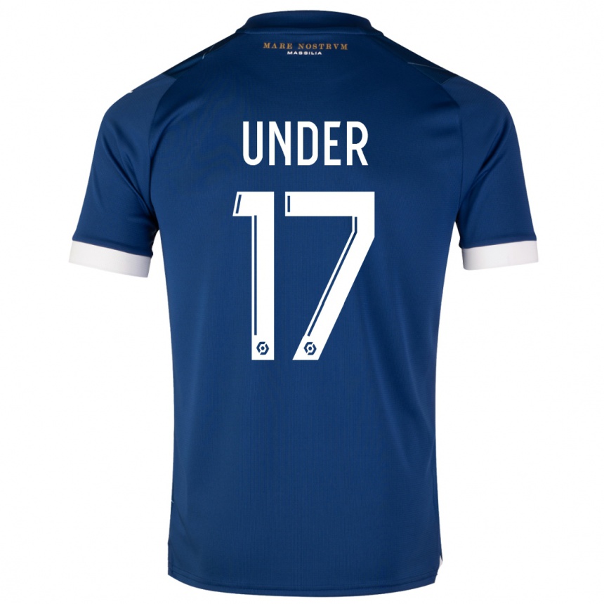 Damen Fußball Cengiz Under #17 Dunkelblau Auswärtstrikot Trikot 2023/24 T-Shirt Luxemburg